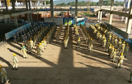 Tiến độ thi công tại dự án Movenpick Resort tuần thứ 29 